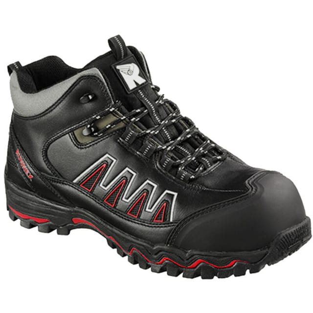 Runnex® S3-sicherheitsschnürstiefel Lightstar Schwarz/rot, Alu 532136 Gr.36