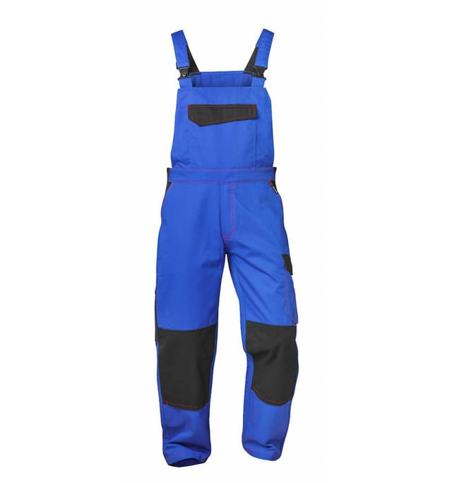 Gr .60 Anderlecht Twill-latzhose Blau Anderlecht Twill Bib Trousers