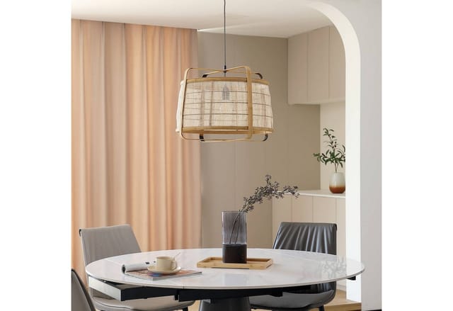 Lindby - Pendelleuchte 'liriana' Aus Holz Für Wohnzimmer & Esszimmer Von