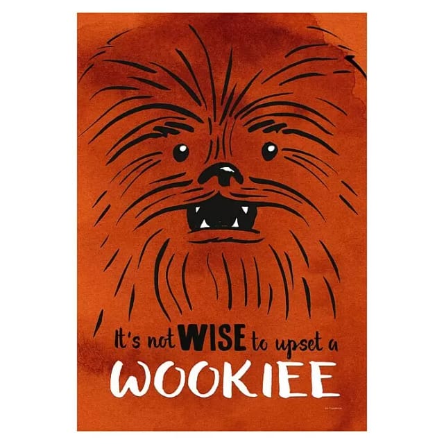 Komar Canvasbild Star Wars Don´t Upset Wookiee - 60 X 40 Cm - Bild Auf Keilrahmen - Vintage Und Retro