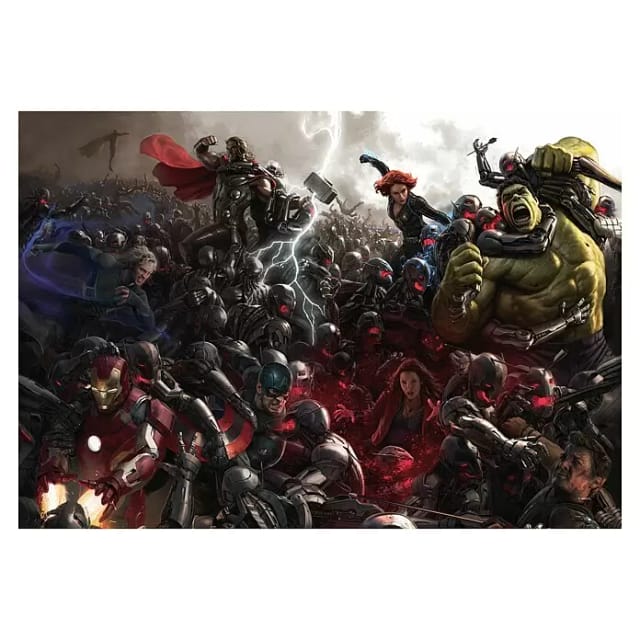 Komar Canvasbild Avengers War - 40 X 60 Cm - Bild Auf Keilrahmen