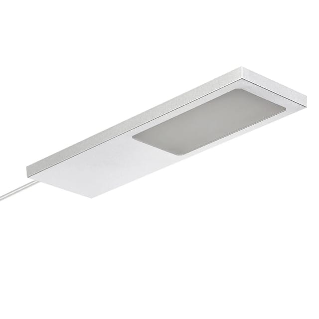 Sotech Led-möbelleuchte Giulia Ii Ohne Sensor Silbergrau, 4000k Neutralweiß Inkl. Trafo & Verteiler, 1er Set