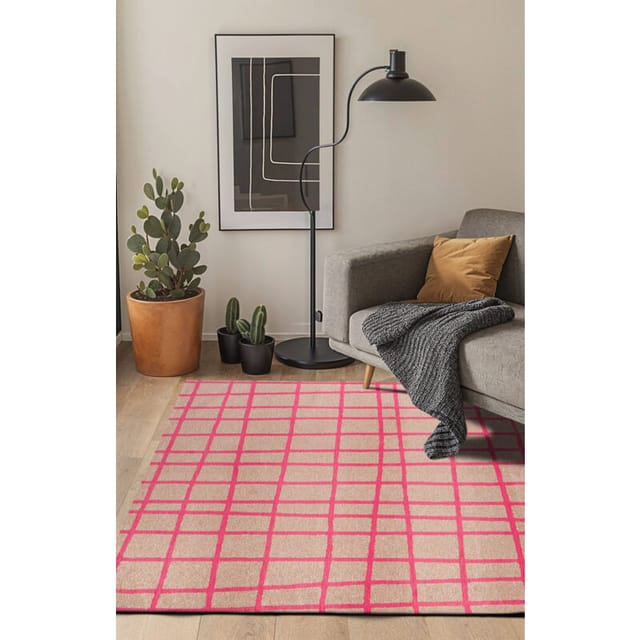 Teppich – Caro Beneffito Kollektion – Hot Pink – Teppich – Pink – 170 X 240 Cm