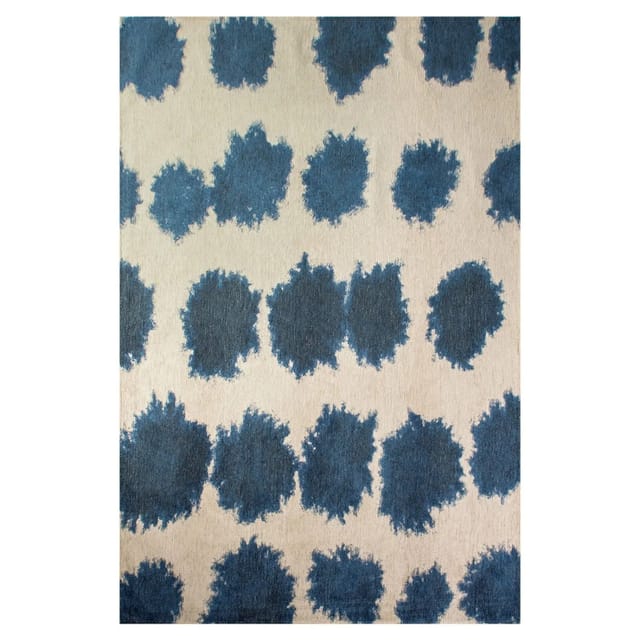 Beneffito - Teppich – Paintball Kollektion – Curacao – Teppich – Blau – 240 X 340 Cm