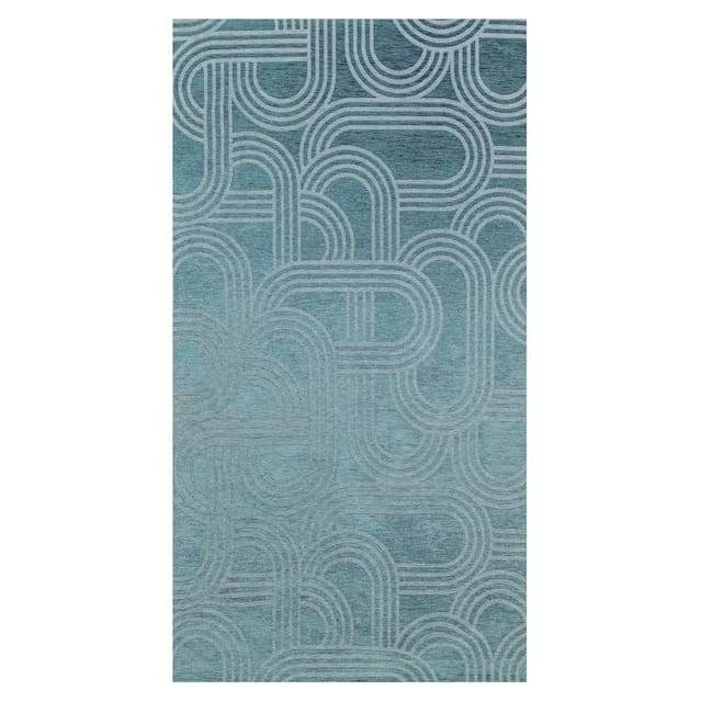 Beneffito - Teppich - Disco Kollektion - Blue Glow - Teppich - Blau - 80x150cm