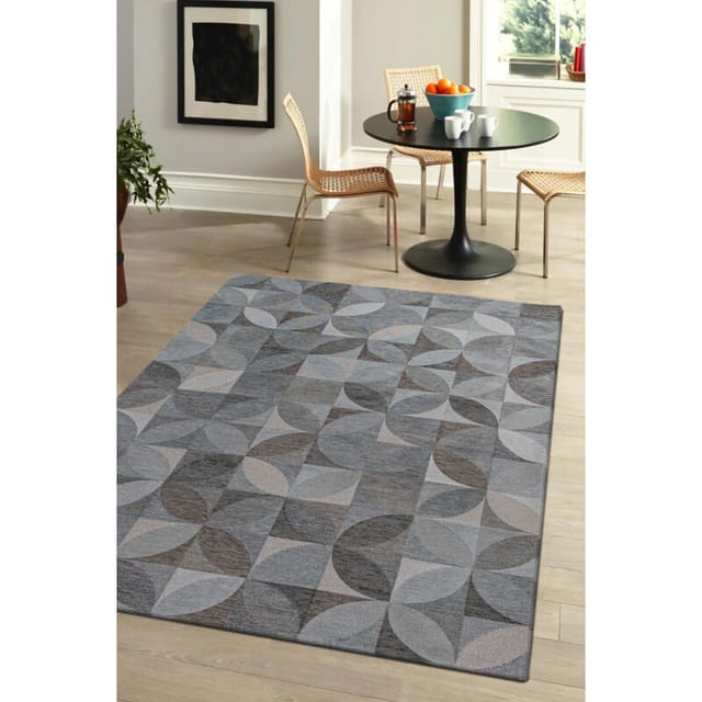 Beneffito - Teppich – Kollektion Rondo – Bergkristall – Teppich – Grau – 240 X 340 Cm