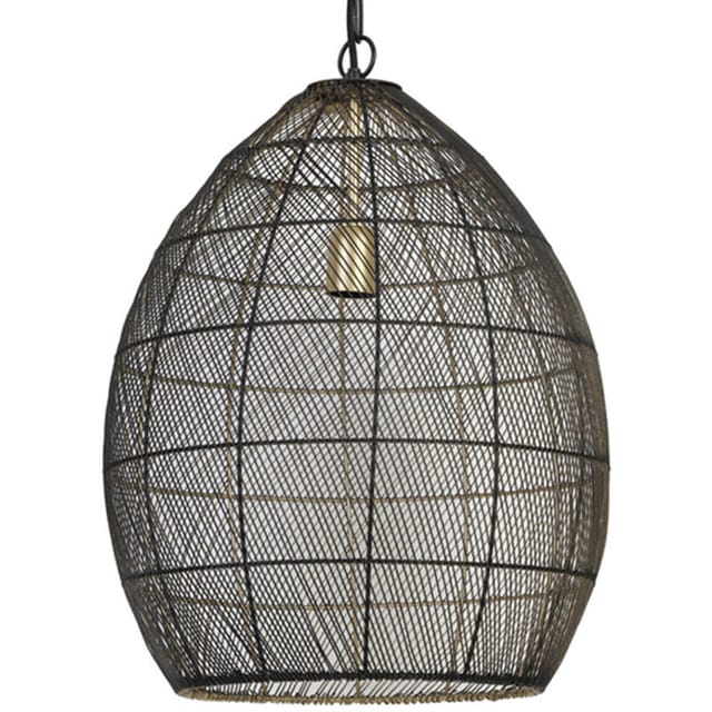 Light&living - Hängeleuchte - Meya - Schwarz - Metall - Ø 40cm
