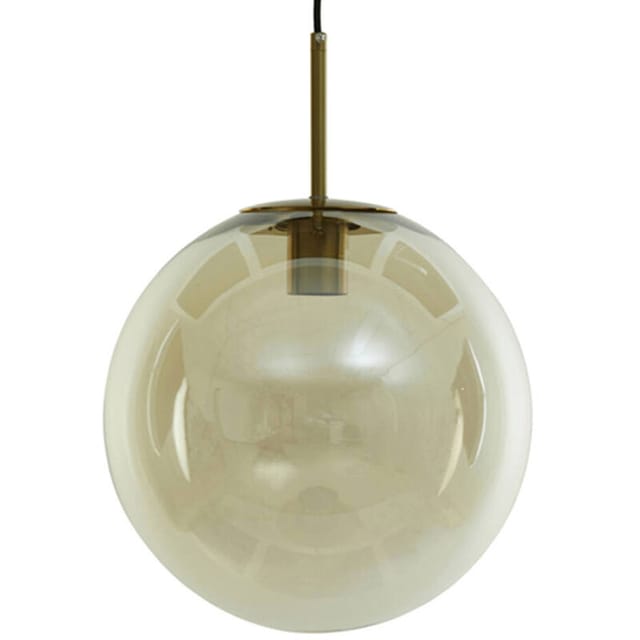 Hängeleuchte - Medina - Bronze - Glas - Ø 40cm - - Light&living