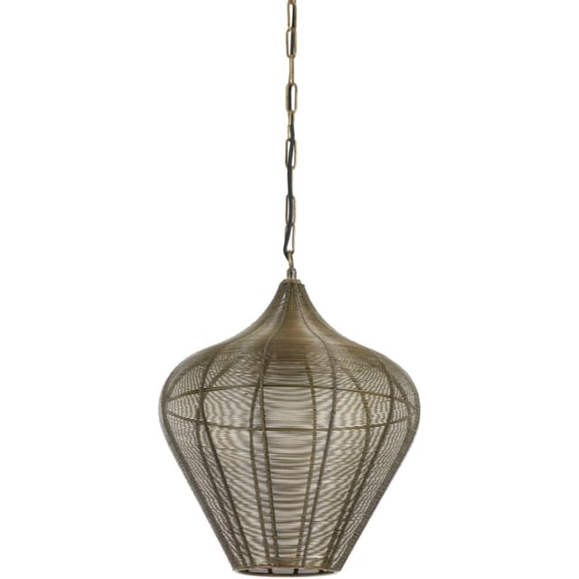 Hängeleuchte - Alvaro - Gold - Metall - Ø 36cm - - Light&living