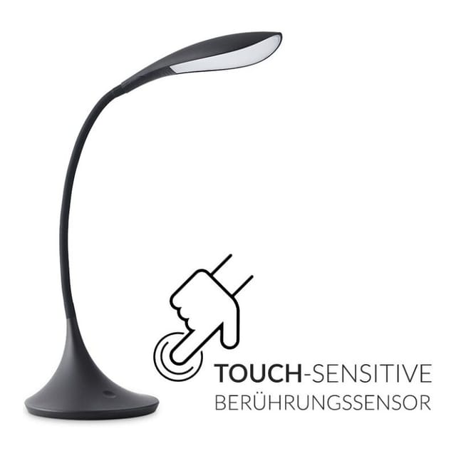 Tifer Tischlampe, Schwarz - Konsimo