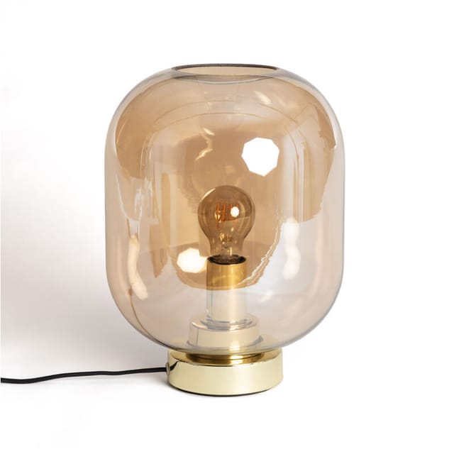 Tischlampe Aus Metall Und Glas Nélida Bernstein