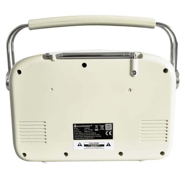 Soundmaster Tr480be Akku-radio Ukw Ukw Solarpanel Beige