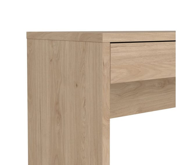 Functionplus Schreibtisch Mit Regal 2 Schubladen Nussbaum Dekor.