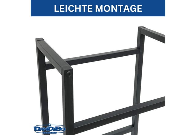 Dandibo Getränkekistenregal 2 Kisten Schmal Metall Stehend 96475 Getränkekistenhalter 47 Cm Getränkekistenständer Flaschenkistenregal