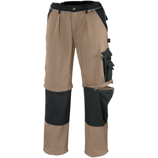 Texxor - Canvas (320 G/m²) 2-in-1 Bundhose Tobago Khaki/schwarz 48 8350