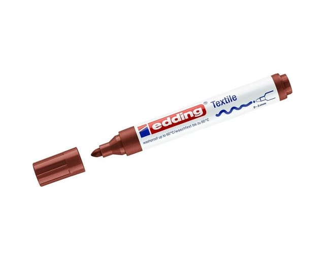 edding Permanentmarker Textilmarker edding 4500 creative Rundspitze 2-3mm braun