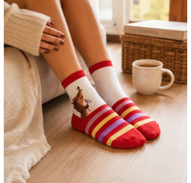Sheepworld Tennissocken Zaubersocken Frauen »Dackel«