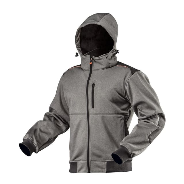Softshell-arbeitsjacke Mit Abnehmbarer Kapuze, Größe M
