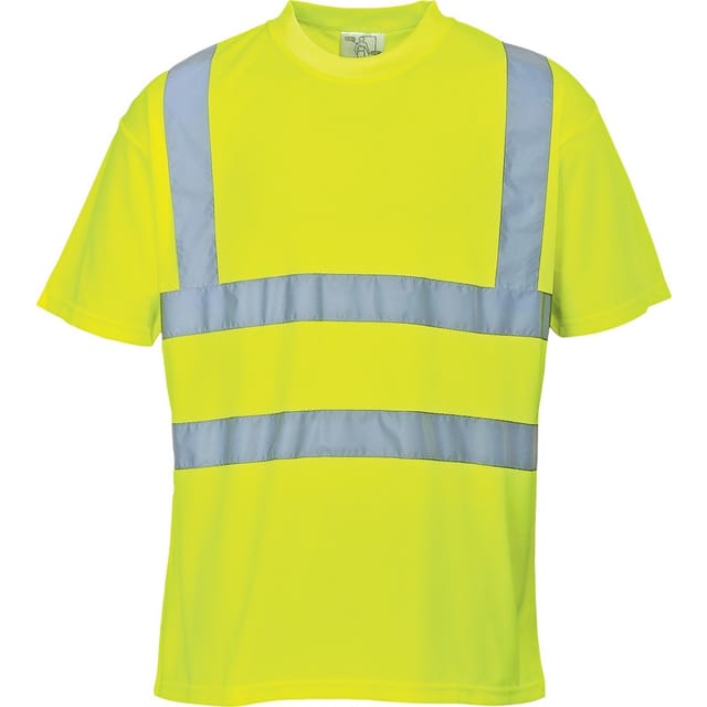 Hochsichtbares Gelbes T-shirt M