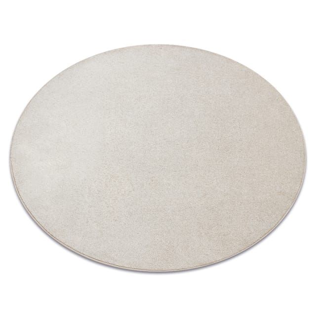 Teppich Rund Excellence Creme 305 Eben, Melange Beige Rund 100 Cm