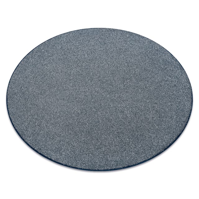 Teppich Rund Excellence Blau 897 Eben, Melange Blue Rund 133 Cm