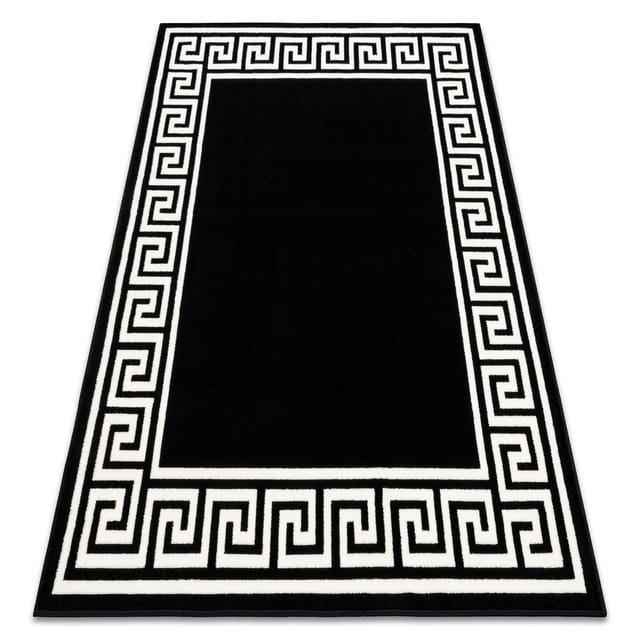Teppich Bcf Morad Grek Griechisch - Schwarz Black 80x150 Cm