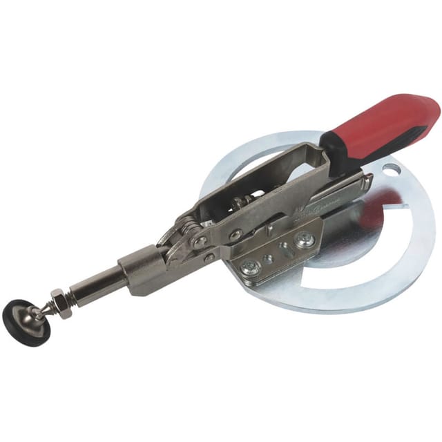 Schweisskraft 1528161 Waagrechtspanner Mit Runder Adapterplatte, Geschlossen Län