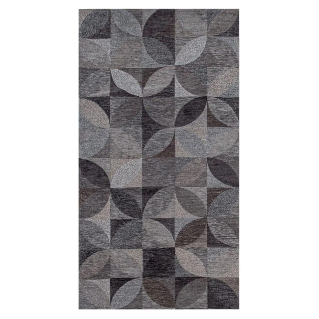 Teppich – Rondo Beneffito Kollektion – Charcoal – Teppich – Braun – 80x150cm