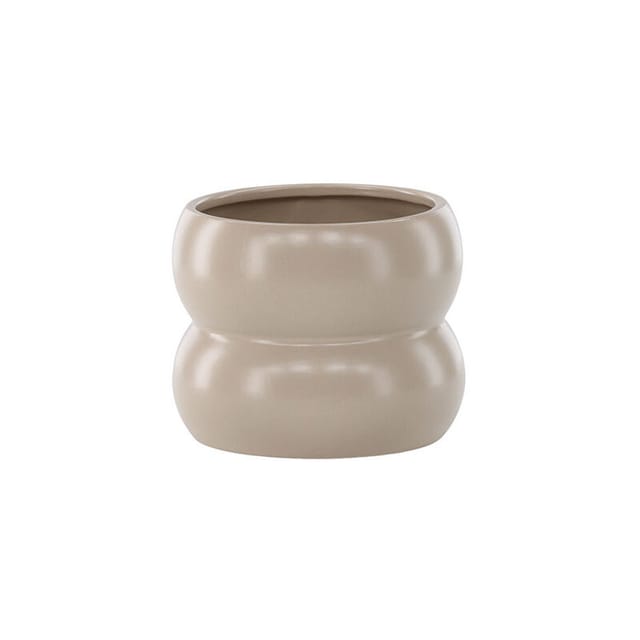 Dapne Blumentopf Matt Beige.