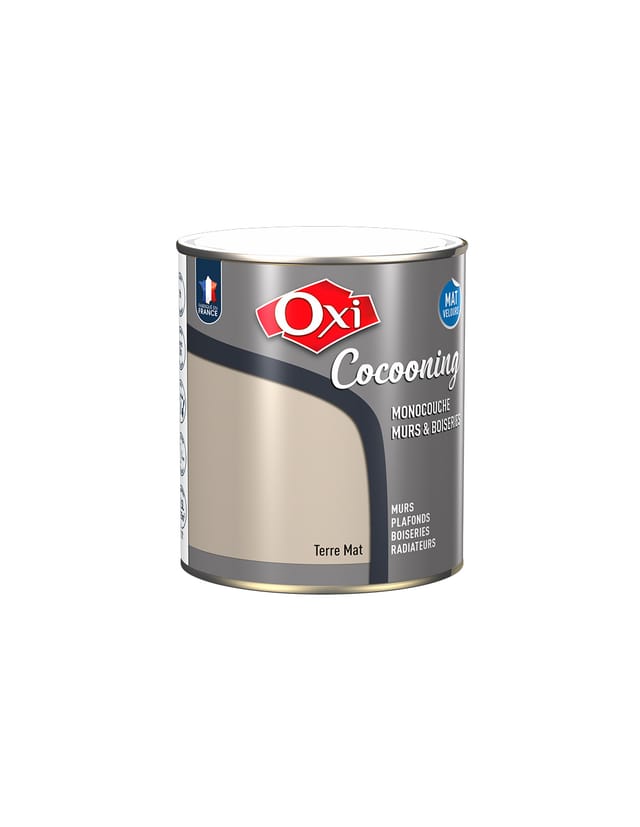 Oxi Wand- Und Holzfarben Cocooning Matt Velours Erde 2,5l
