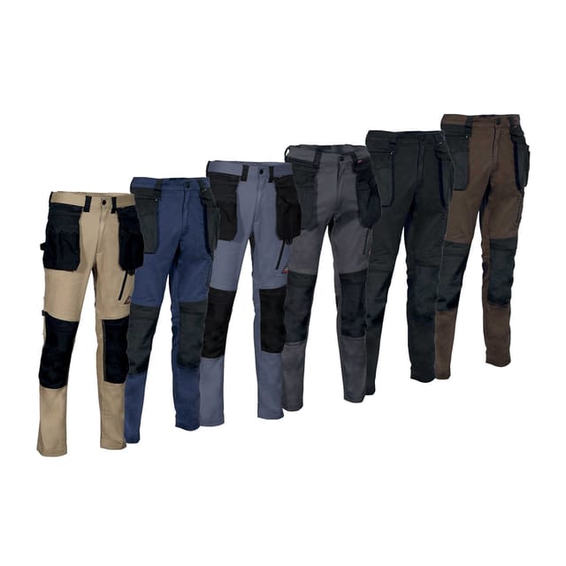 Kudus Super Stretch Arbeitshose - 54 (eu) - Schlammfarbe - Cofra