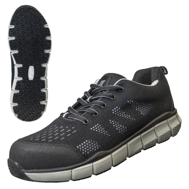 Nitras - Sicherheitsschuhe Sonic Step S1 7440 Schwarz / Grau Gr. 46