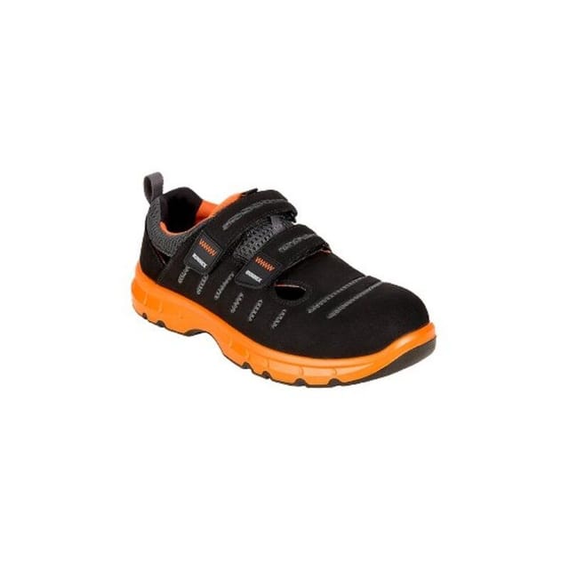 Runnex® 5176 Gr. 46 Runnex® S1p-esd-sicherheitsklettsandalen Flexstar Schwarz/or