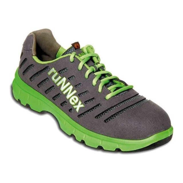 Runnex® S1p Esd-sicherheitshalbschuhe Flexstar Grau/ Grün 5170 Gr.35