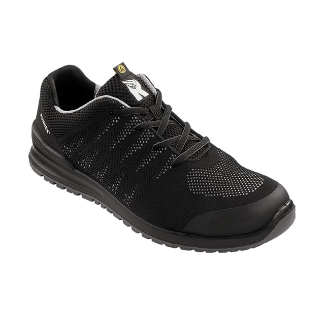 Runnex® S1p-esd-sicherheitshalbschuhe Sportstar Schwarz/grau 5108 Gr. 37