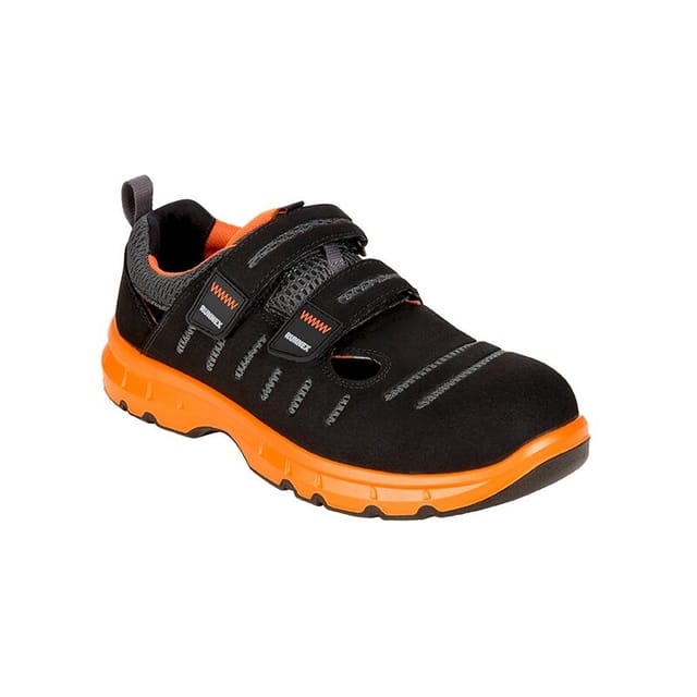 Runnex® 5176 Gr. 40 Runnex® S1p-esd-sicherheitsklettsandalen Flexstar Schwarz/or