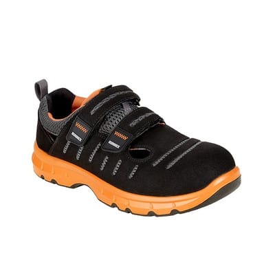 Runnex® 5176 Gr. 37 Runnex® S1p-esd-sicherheitsklettsandalen Flexstar Schwarz/or
