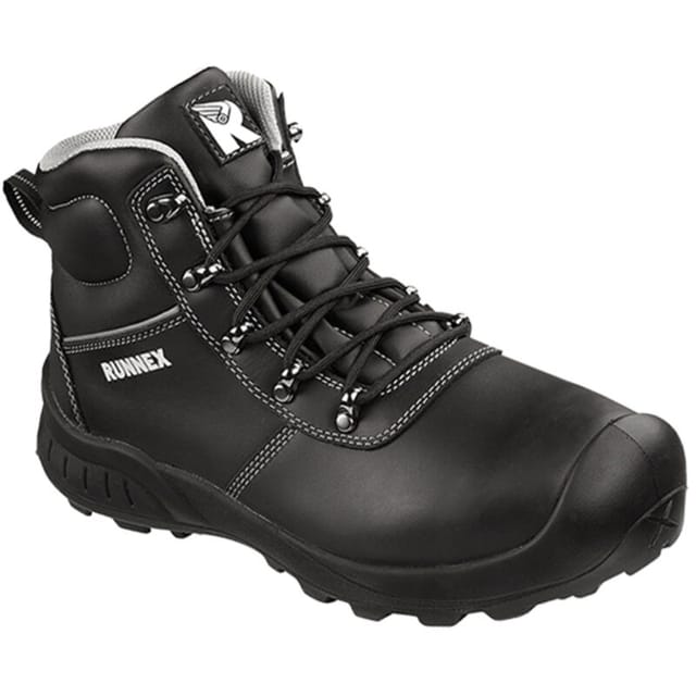 Runnex® S3-sicherheitsschnürstiefel Teamstar Schwarz/grau 5310 Gr. 48 Iso 20345