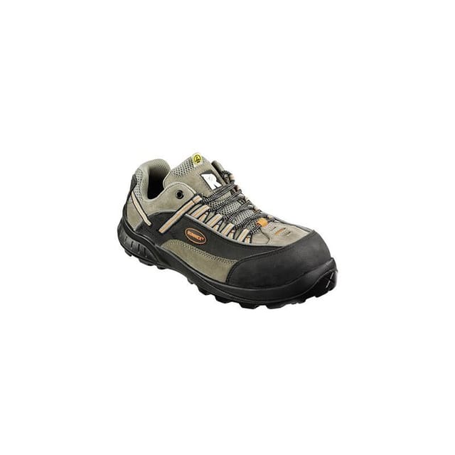 Runnex® S2-esd-sicherheitshalbschuhe Teamstar Schwarz/grau/orange 520451 Gr.51