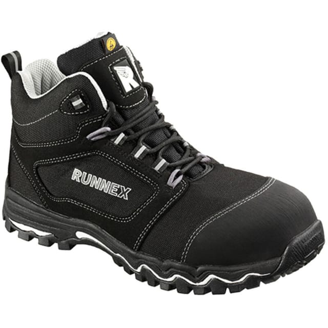 Runnex® 5323 Gr. 39 Runnex® S3-esd-sicherheitsschnürstiefel Lightstar Schwarz/we
