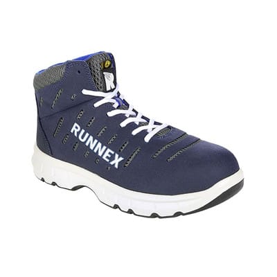 Runnex® S1p Esd-sicherheitsschnürstiefel Flexstar Blau/weiß/grau W11, 5174 Gr.38
