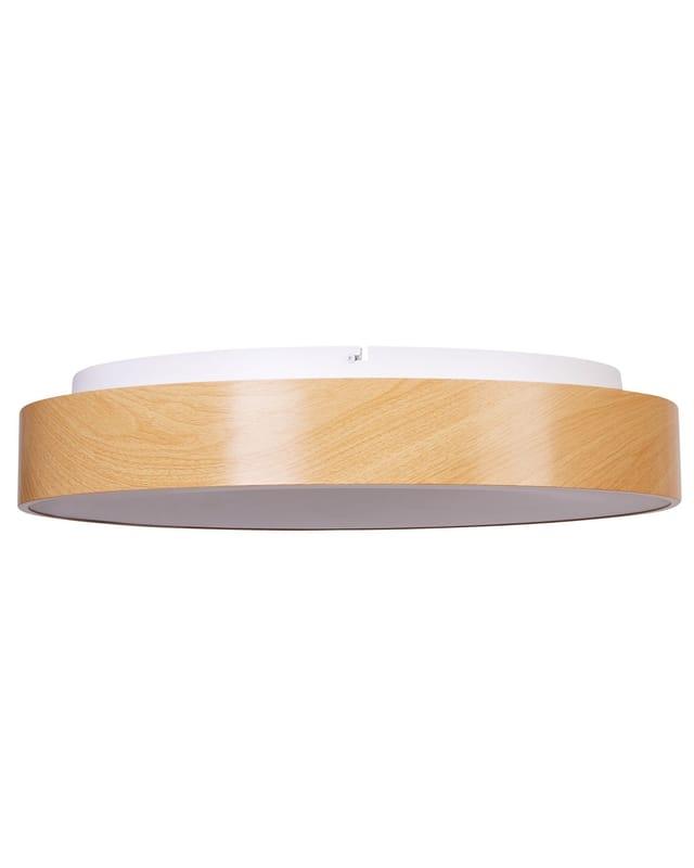Beliani - Deckenleuchte Gold Ringform Stahl Und Kunststoff Mit Integriertem Led-licht Runde Form Moderne Beleuchtung