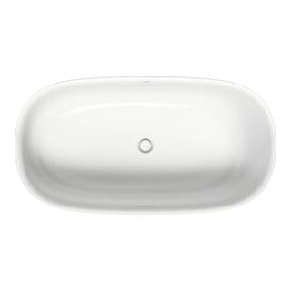 Duravit - Zencha Oval-badewanne, Freistehend, Nahtlose Verkleidung,