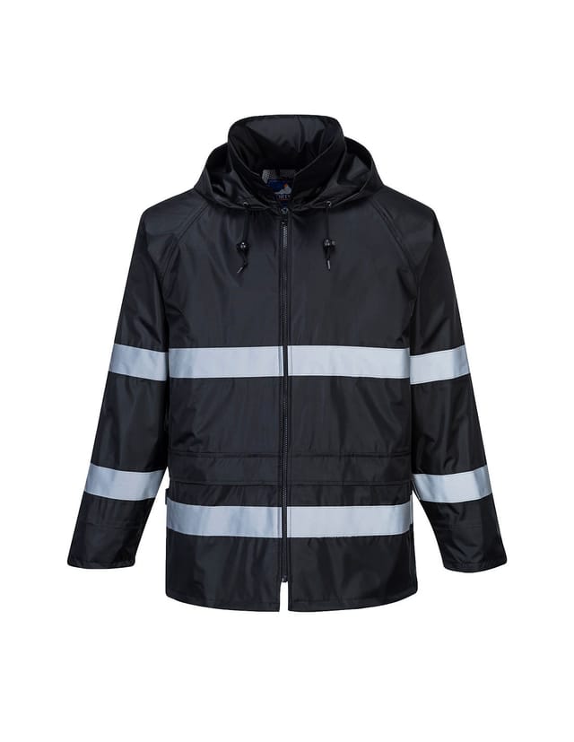 Regenjacke Iona Classic Schwarz 5xl
