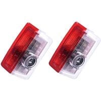 Tinor - 2pcs Auto Led Projektor Liuer Ghost Shadow Logo Lampe 3d Auto Einstiegslicht Willkommen Beleuchtung Laser Projektor