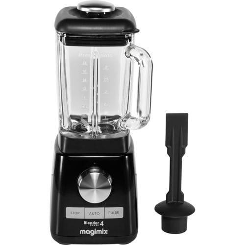 Magimix Power Blender 4 Schwarz 1300w 1,8l Glasbehälter