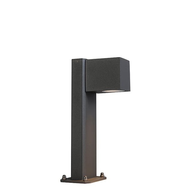 Qazqa - Smarte Stehende Außenleuchte Anthrazit 30 Cm Ip44 Inkl. Wifi Gu10 - Baleno