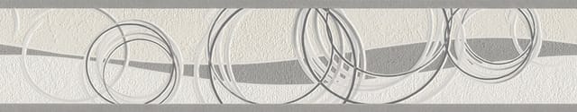 Rasch Papierborte 494655 Grau 5 X 0,13 M Papiertapeten
