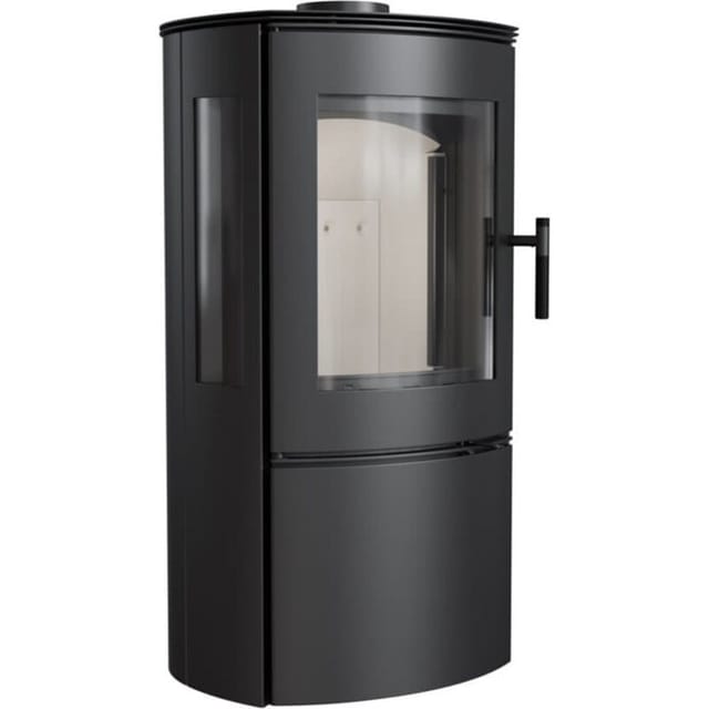 Kaminofen Aus Stahl Kratki Falcon View Ø 150 10 Kw Mit Türfeder