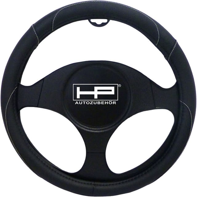 Hp Autozubehör - Lenkradbezug (ø X H) 39 Cm X 4 Cm Polyurethan (pu) Schwarz 37 - 39 Cm